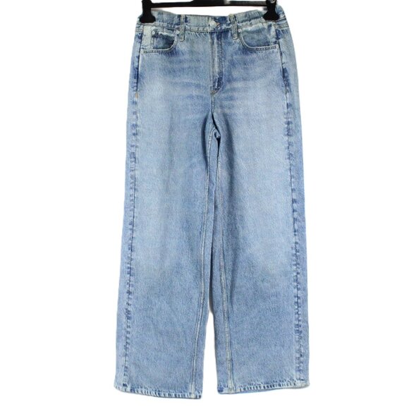 Rag & Bone Miramar Terry Wide Leg Jeans in Valentina - Picture 1 of 15